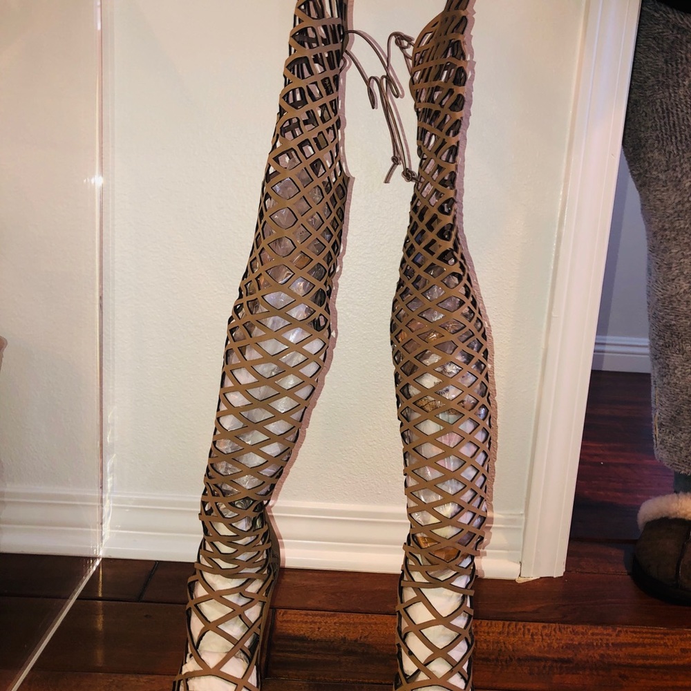 Knee High Gladiator Sandals